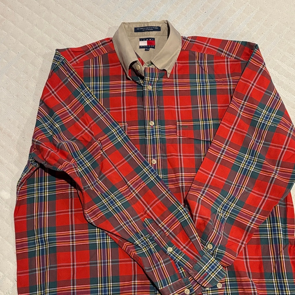 Bundle of 3 Tommy Hilfiger Multicolor Plaid Shirt